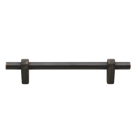 4-1/4 In. Center To Center Oil Rubbed Bronze European Cabinet Pull - 4148-S-ORB, 10PK
